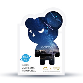 Mặt nạ cấp nước dưỡng da ẩm mượt, mềm mịn THE OOZOO Bear Water-Bang Hydrating Mask 24ml