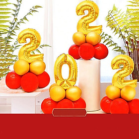 Hình ảnh Sét Bóng Trang Trí Năm Mới Happy New Year Chúc Mừng Năm Mới 2022