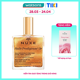 Dầu Khô Đa Năng Nuxe Huile Prodigieuse Or Multi-Purpose Dry Oil 100ml