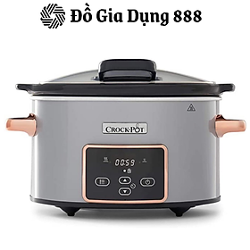 Mua Nồi nấu chậm kỹ thuật số Crockpot CSC059X 3 5 l silver gold Hàng chính hãng