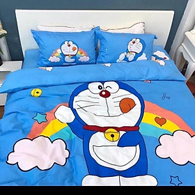 Set Cotton TiNa Hàng Nhập Cao Cấp Đô Rê Mon Cầu Vồng Đáng Yêu