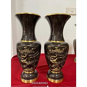 Mua Lọ hoa bằng đồng nguyên chất  lục bình bằng đồng nguyên chất. 30  35  40cm