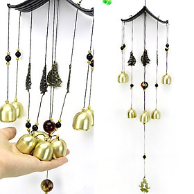 Mua Chuông gió mái nhà 8 chuông Phát lộc - Thuận buồm xuôi gió - Song ngư hạnh phúc VG38