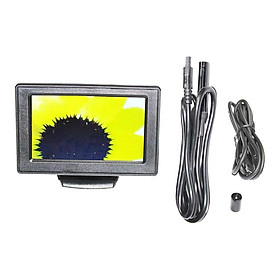 8mm 4.3 inch Screen Waterproof IP67 Borescope Inspection Camera 0.3MP 6LED