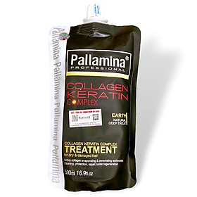 Kem hấp ủ tóc Pallamina Collagen Keratin Complex Treatment siêu mượt 500ml