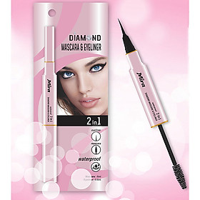 Bút Kẻ Mí Mắt Kết Hợp Mascara Kim Cương Mira - B689