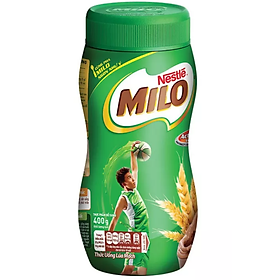 Sữa lúa mạch Nestlé MILO Nguyên chất 400g (hũ nhựa) - Giao mẫu ngẫu nhiên