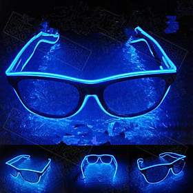 LED Flashing EL Luminous Glasses Party Decorative Lighting Classic Gift Bright Prop Light Up Party Glasses Party Decor
