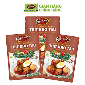 Hình ảnh Combo 3 gói Xốt Gia Vị Hoàn Chỉnh - Thịt Kho Tàu 80g