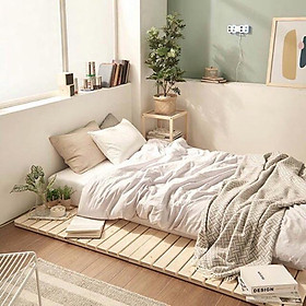 Mua GIƯỜNG PALLET BỆT - PHONG CÁCH HÀN QUỐC (gỗ tần bì)