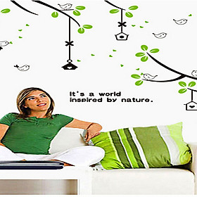 Decal dán tường cây treo ảnh ay716