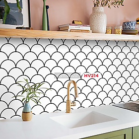 Mua Decal gạch bông trang trí dán bếp  dán tường - mã HV214