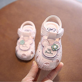Giày tập đi cho bé gái hình chuột mickey GS13