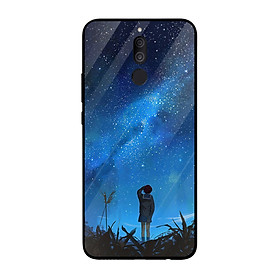 Ốp lưng dành cho điện thoại Huawei Nova in họa tiết Cô gái nhỏ ngắm những vì sao trên bầu trời đêm
