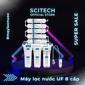 Mua Bộ lọc nước uống công nghệ UF 8 cấp lọc by Scitech (Không dùng điện  không nước thải) - Hàng chính hãng