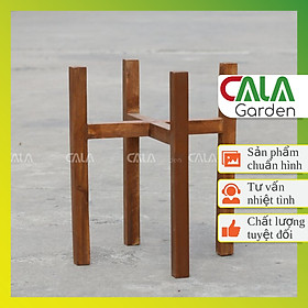 Mua Đôn gỗ để chậu cây trang trí trong nhà - Kệ để cây bằng gỗ