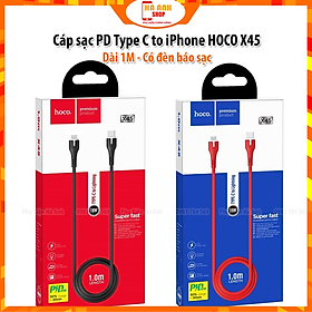 Mua Cáp sạc nhanh X45 PD Type C to L ( iP ) dài 1M Hàng Chính Hãng