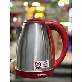 Mua Hàng Chính Hãng Ấm đun nước siêu tốc Điện Quang ĐQ EKT14 1518 R (1500W  1.8L  inox 201 mờ  nhựa PP màu đỏ)