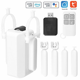 M027 Tuya WiFi Smart Curtain Motor Remote Controller Electric Curtain Motors Voice Control Switch APP Control for