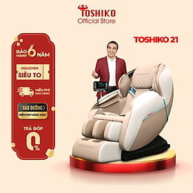 Ghế massage trị liệu toàn thân Toshiko giúp thư giãn và hỗ trợ giảm đau xương khớp hiệu quả