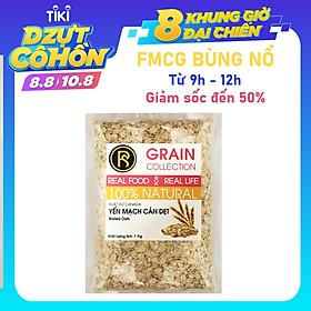 Túi Yến Mạch Cán Dẹt REAL FOOD STORE (Nhiều lựa chọn)