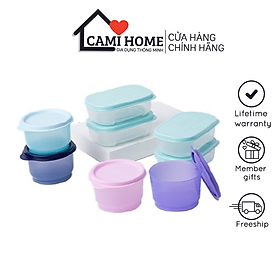 Mua Bộ hộp Mini Cutie Set 8 Tupperware   Hộp Mini Đựng Thực Phẩm An Toàn Chính Hãng
