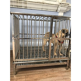 Chuồng Inox cho chó mèo đủ kích thước, Hàn chết cố định, Không Tháo ráp