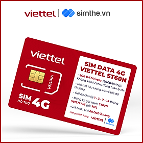 Sim 4G Viettel ST60N 2GB Ngày - 60GB Tháng Data Tốc Độ Cao