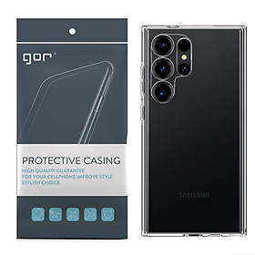 Ốp Lưng Silicon TPU trong suốt GOR cho Samsung Galaxy S24 / Galaxy S24 Plus / Galaxy S24 Ultra - Hàng Chính Hãng