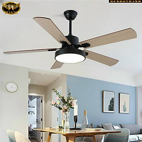 Mua Quạt trần hiện đại mẫu mới 2023 quạt trần phòng khách êm gió thoáng mát QTD