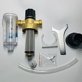 Cốc Lọc thô đầu nguồn BYQ-1927 chất liệu đồng ,cốc lọc Plastic chịu lực lõi lọc thép 316 Gen-27