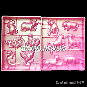 Mua Bộ khuôn 12 con giáp làm bánh  rau câu  socola – Mã số 1013
