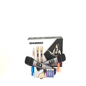 Micro karaoke cao cấp không dây “SHUBOSS W3000” - SẢN PHẨM CHÍNH HÃNG