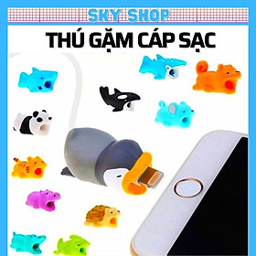 Mua Thú Bảo Vệ Đầu Cáp Sạc  Nút Dây Tai Nghe Hình Thú Hàng Chuẩn Đẹp Nhiều Mẫu Giao Ngẫu Nhiên