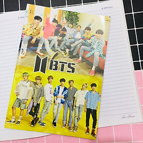 Vở viết . Tập viết kẻ ngang COMBO 5 QUYỂN BTS