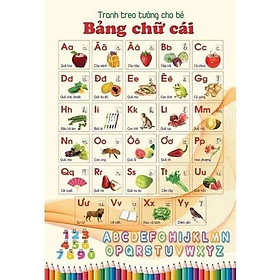 Tranh treo 14 chủ đề cho bé vừa học- vừa chơi
