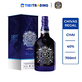 Rượu Whiskey Chivas Regal 18 Blue Signature 700ml có hộp