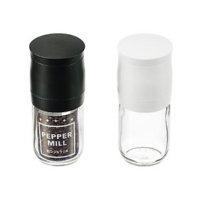 Mua Lọ xay tiêu thủy tinh (nắp  đen  trắng)
