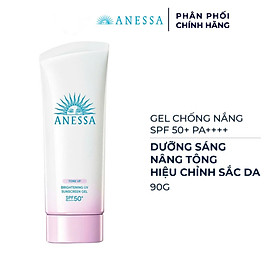 Kem chống nắng dưỡng trắng Anessa Whitening UV Sunscreen Gel Spf 50+ Pa++++ (90g)