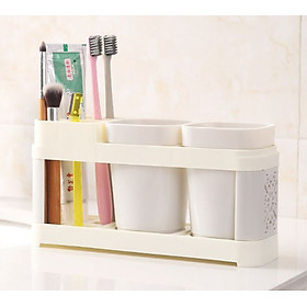 Mua Kệ Để Bàn Chải Đánh Răng Kèm 2 Ly - Giao màu ngẫu nhiên