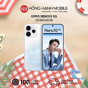 Điện Thoại Oppo Reno15 5G 12GB/256GB - Hàng Chính Hãng