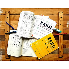 Combo Kanji Look And Learn - 512 Chữ Kanji Có Minh Họa Và Gợi Nhớ Bằng Hình (Sách giáo khoa + Sách bài tập)