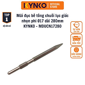 MŨI ĐỤC BÊ TÔNG SDS NHỌN PHI Ø17 DÀI 280MM KYNKO - MDUCN17280
