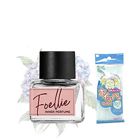 Nước Hoa Vùng Kín Foellie Eau De Fleur Inner Perfume (Màu Hồng) - hương trái cây dịu ngọt + Tặng Kèm 1 Túi Lưới Rửa Mặt Tạo Bọt