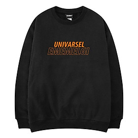 Áo nỉ sweater trơn, áo thu đông dài tay dáng rộng, nam nữ đều mặc được, áo sweater trơn