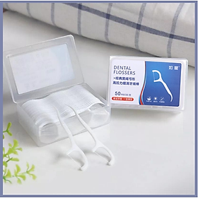 Mua Hộp 50 Cây Tăm Chỉ Nha Khoa Dental Flossers Giúp Làm Sạch Răng  Mảng Bám Thức Ăn GD624-TamNK