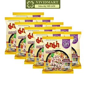 MAMA - Mì MaMa gói lớn vị thịt heo bằm, Mì Ma Ma thịt heo bằm, Mì thịt heo bằm MaMa, Mì ăn liền Thái Lan (90g/gói)