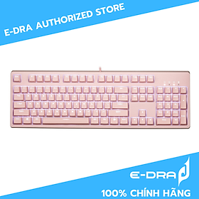 Bàn phím E-DRA EK3104 Dream Pink - Hàng Chính Hãng
