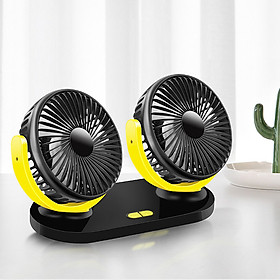 Quạt điện ô tô r-8037 - góc xoay 360 độ