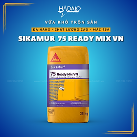 Vữa xây tô trộn sẵn SikaMur 75 Ready Mix VN – Mác 75